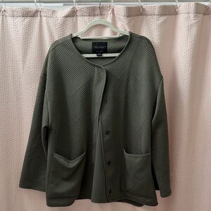 Textured grey jacket